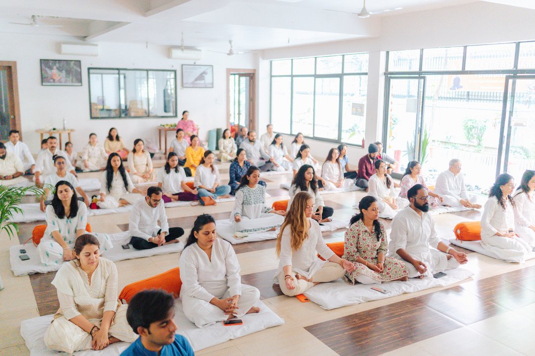 Yoga workshop session